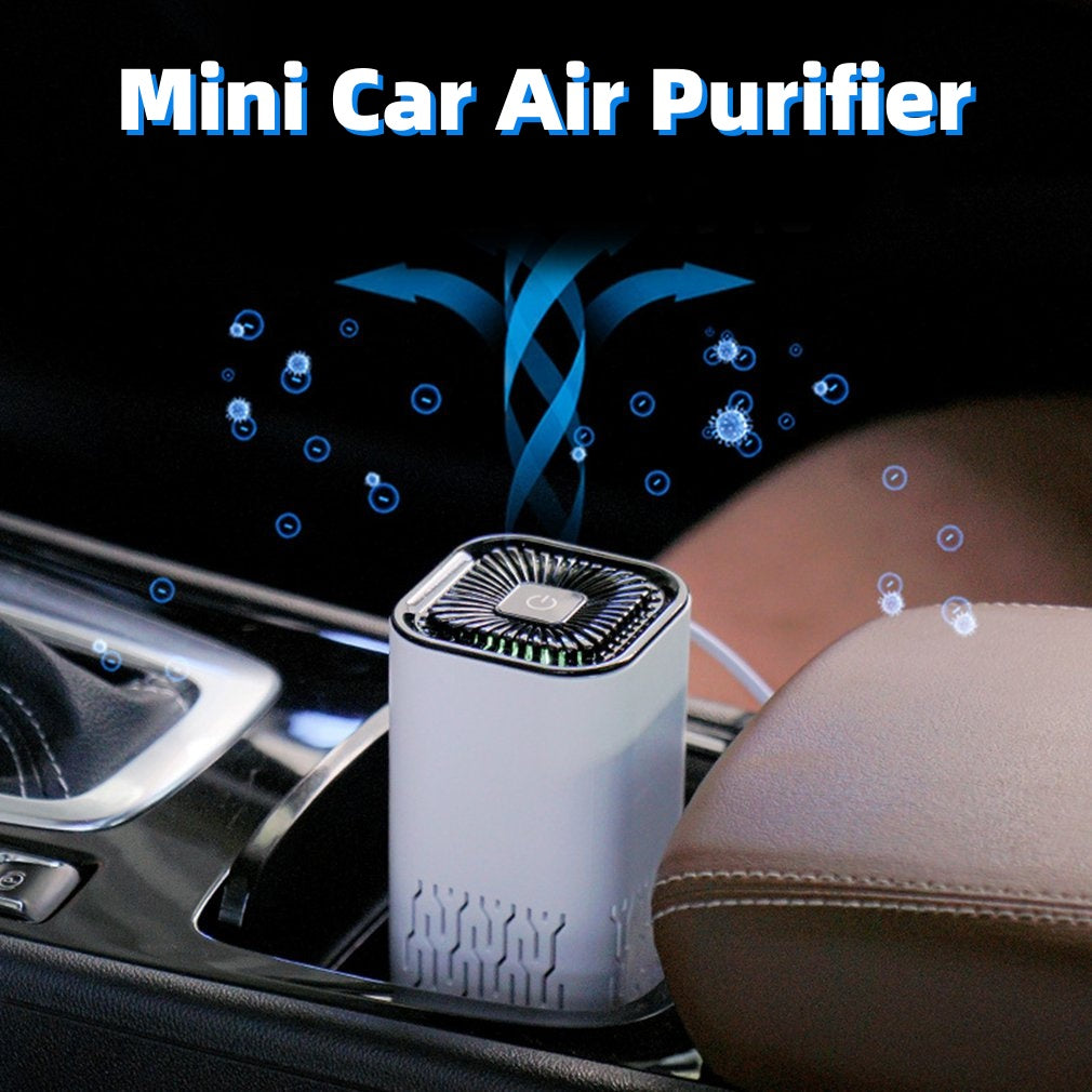 Car Air Purifier Portable Negative Ion Generator Remove Formaldehyde Dust Smoke Air Freshen Washer For Home Car null