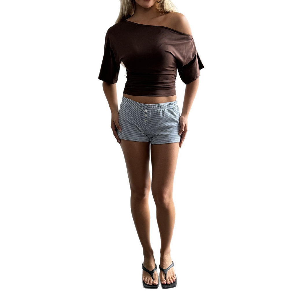 Casual Versatile Short Sleeve T Shirt For Women