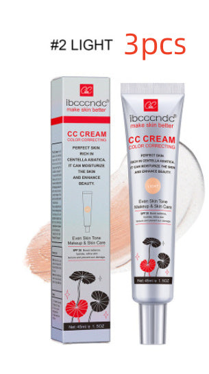 Moisturizing Correcting CC Cream Waterproof Anti-sweat Makeup Before Concealer Lasting Women Makeup Protect Skin Erborian Make null