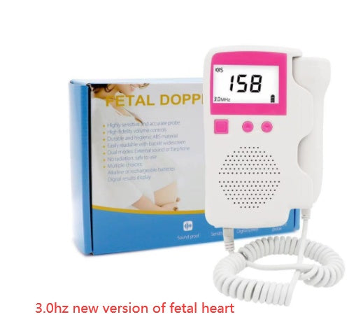 Fetal Heart Rate Monitor Home Pregnancy Baby Fetal Sound Heart Rate Detector null