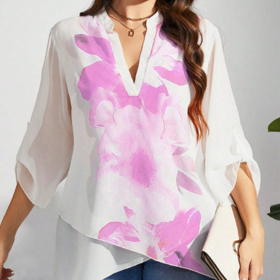 Women's Clothing Loose Shirt Elegant Fashion Design null