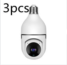 WiFi CAMERA 1080P Bulb 4X Zoom Camera E27 Home 5GWiFi Alarm Monitor null