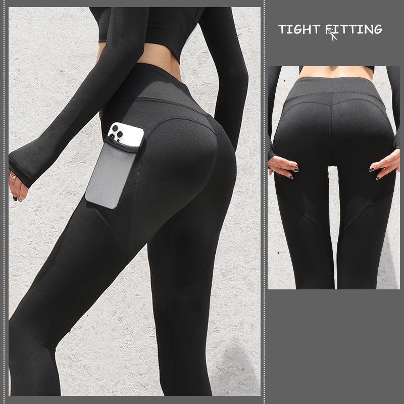 Gym Sport Seamless Leggings With Pockets Push Up High Waist Pants Women Fitness Running Yoga Pants Gym Sport Seamless Leggings null