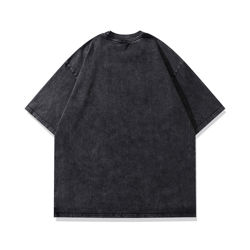 High Street Vintage Retro Loose Short Sleeve Tee