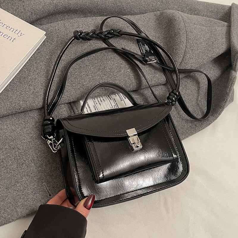 Casual Small Square Shoulder Bag Retro Portable Messenger Handbags For Women null