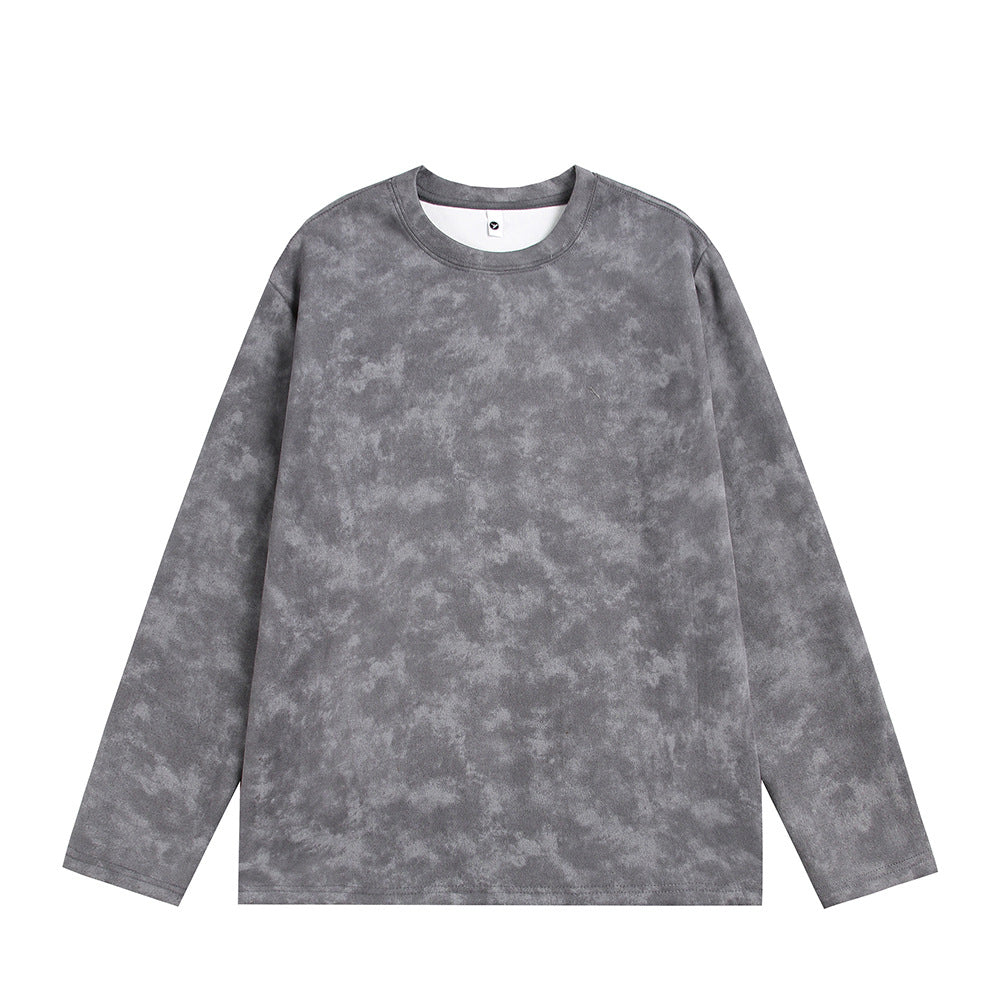 Tie-dye T-shirt For Men Loose Casual Pullover Top