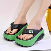 Women's Outdoor Thick-Soled Non-Slip Beach Flip-Flops For Home Use