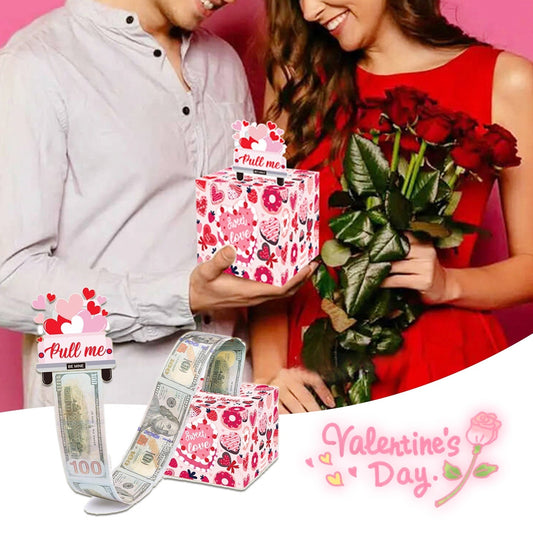 Valentines Day Surprise Box Explosion Gift Creating The Most Interactive Envelope Bounce Creative Diy Folding Paper Money Box null