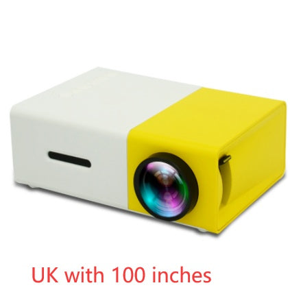 Portable Projector 3D Hd Led Home Theater Cinema HDMI-compatible Usb Audio Projector Yg300 Mini Projector null