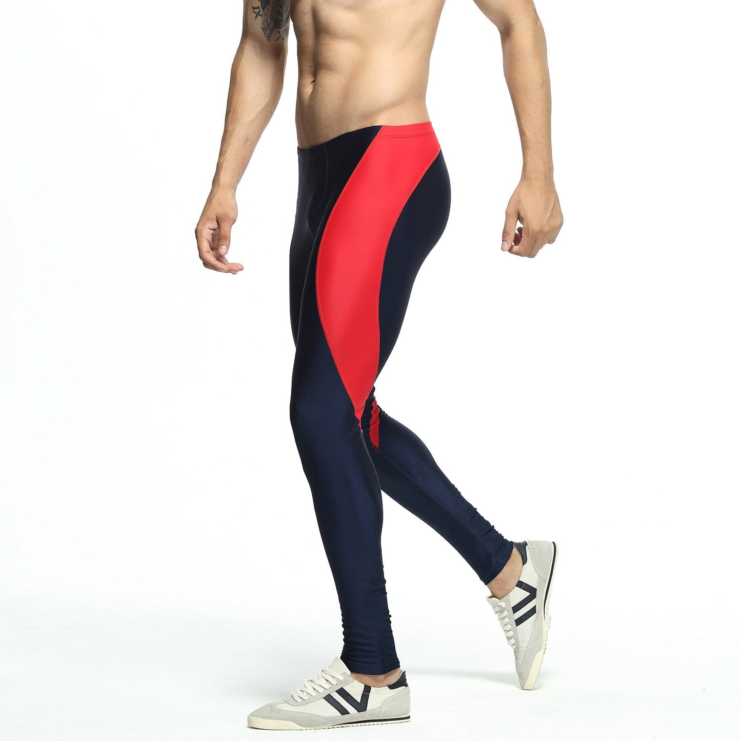 Nylon Men's Gym Pants Ninth null