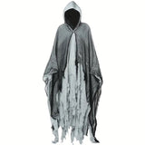 Halloween Witch Cloak Skull-patterned Clothes Death Costume Props