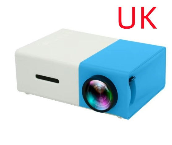 Portable Projector 3D Hd Led Home Theater Cinema HDMI-compatible Usb Audio Projector Yg300 Mini Projector null