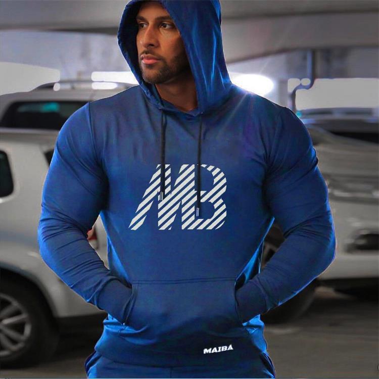 Men's New Hooded Sports Thin Pullover Hoodie null