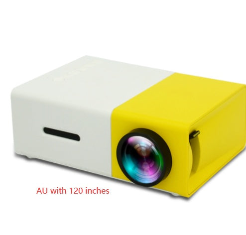 Portable Projector 3D Hd Led Home Theater Cinema HDMI-compatible Usb Audio Projector Yg300 Mini Projector null