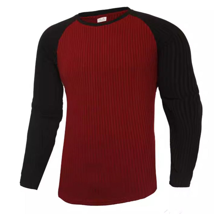 Men's Round Neck Loose Breathable Casual Long Sleeve