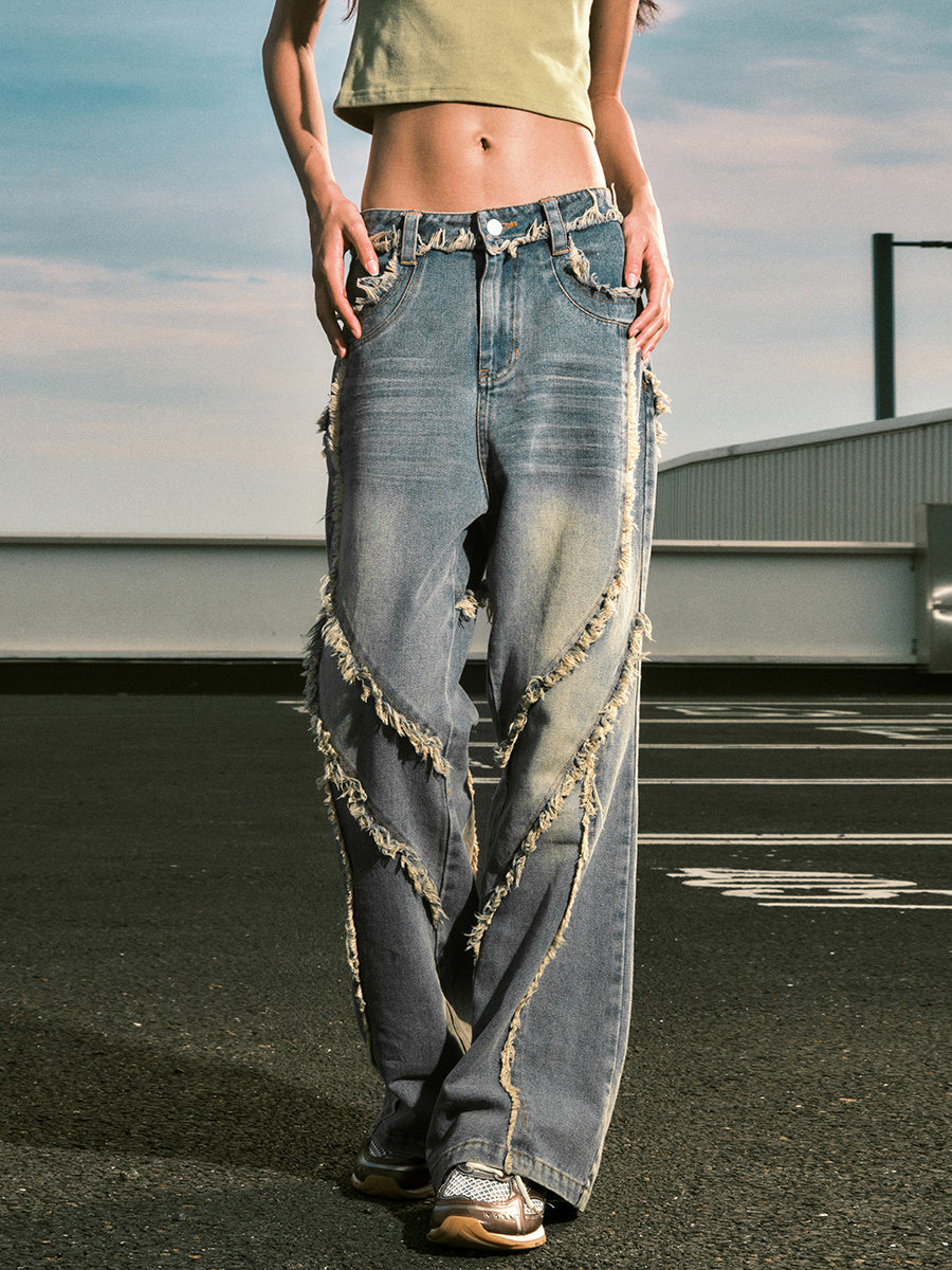 Retro Jeans For Men And Women null