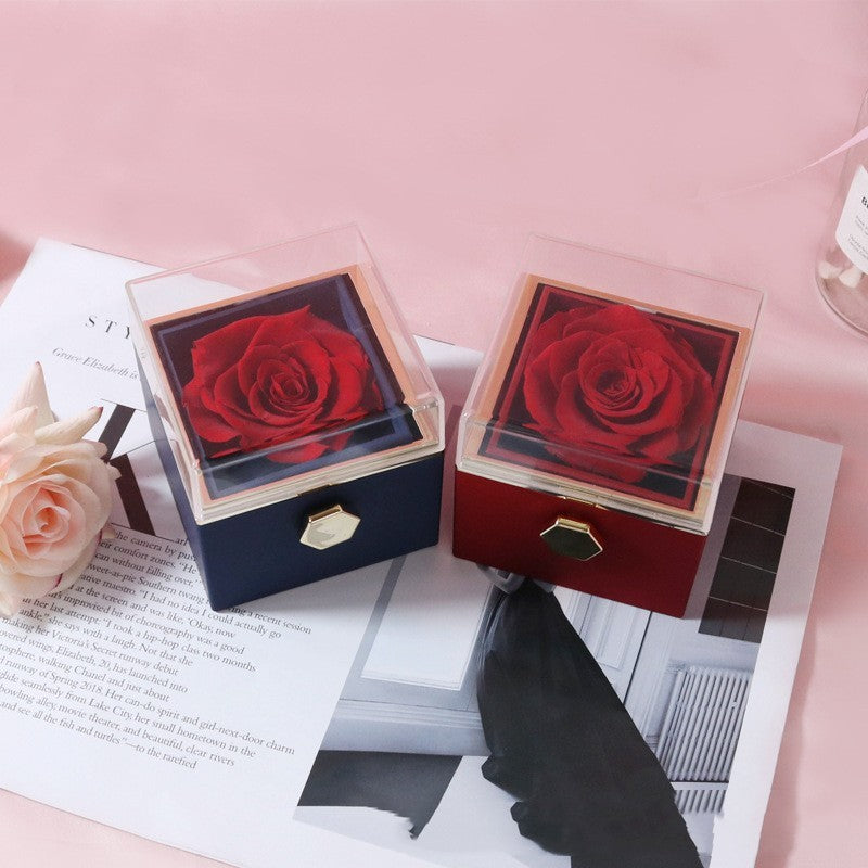 Acrylic Ring Box Valentine's Day Proposal Confession null