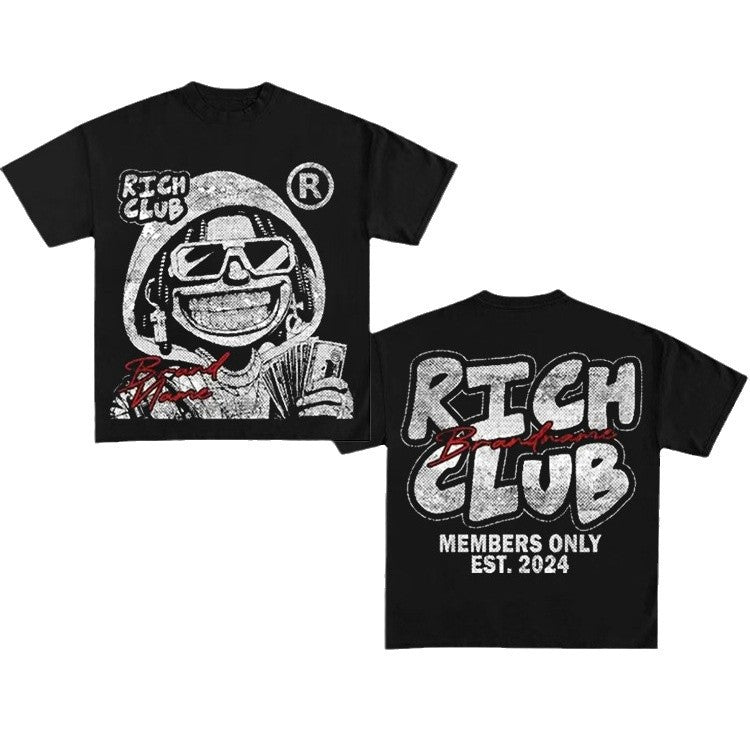 Men's Short-sleeved Round Neck T-shirt Versatile Casual