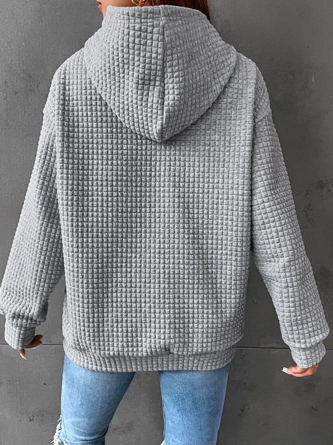 Women's Loose Casual Solid Color Long-sleeved Sweater null