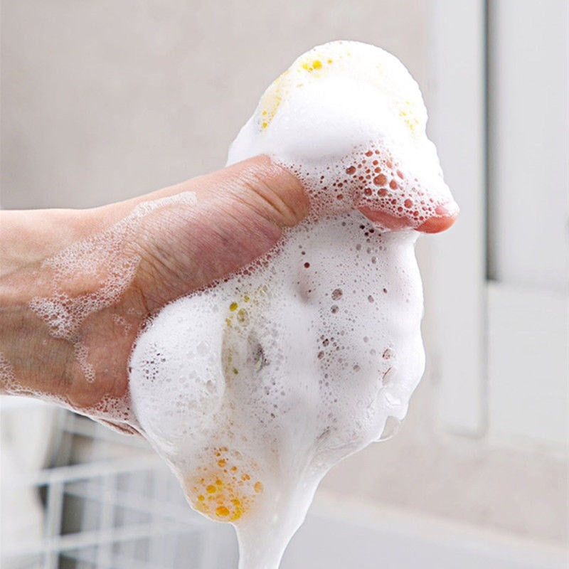 5/10pcs Double-Sided Dishwashing Sponges for Pots and Pans - Effortless Kitchen Cleaning with Durable Polyester Sponges
