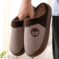 Fleece-lined Warm Thick-soled Non-slip Cotton Shoes Indoor And Outdoor Wear