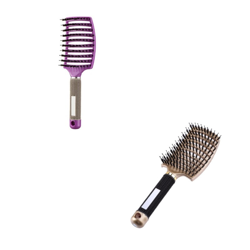 Hairbrush Anti Klit Brushy Haarborstel Women Detangler Hair Brush Bristle Nylon Scalp Massage  Teaser Hair Brush Comb null