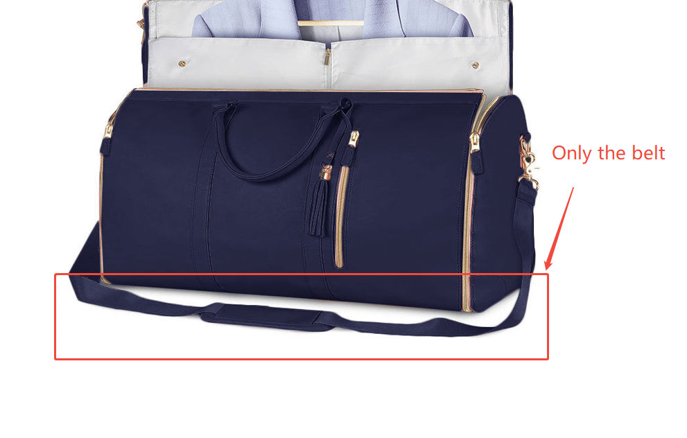 Large Capacity Travel Duffle Bag Women's Handbag Folding Suit Bag Waterproof Clothes Totes null