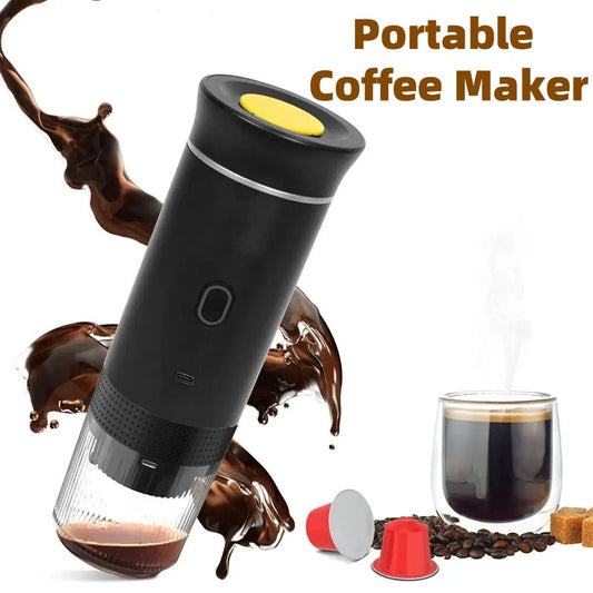 Electric Grinder Coffee Travel Handy 3 In1 Espresso Portable Coffee Espresso Maker Machine Cafe Portable Capsule Coffee Machine Kitchen Gadgets - Update Avenue 