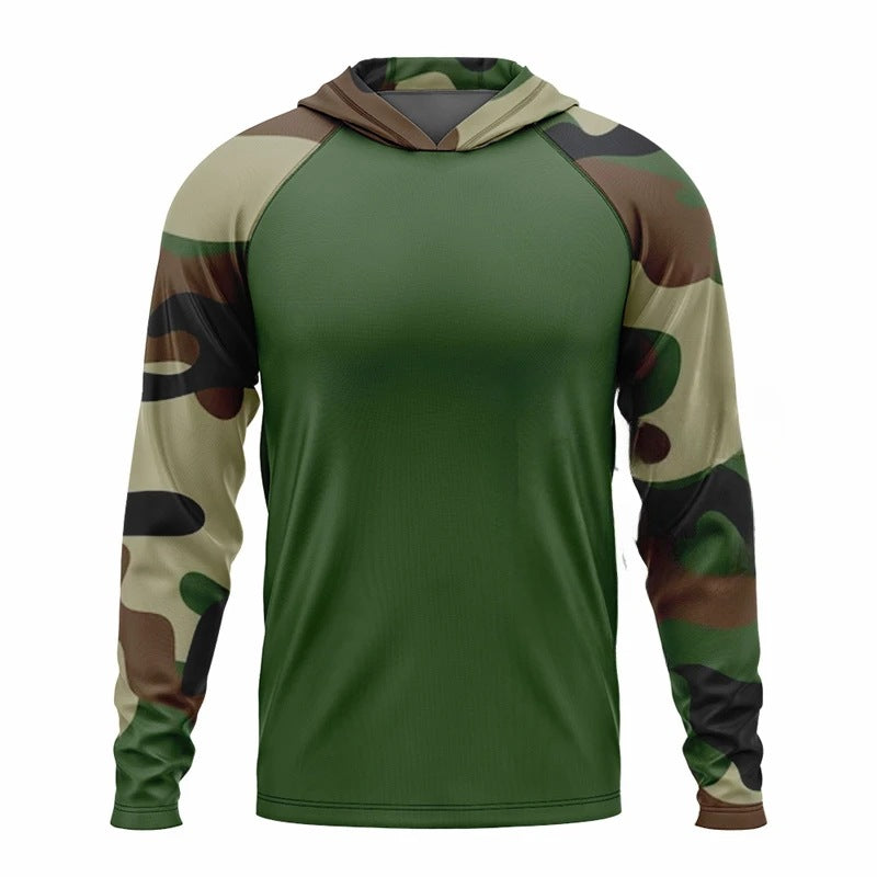 Men's Outdoor Quick-drying Lightweight Breathable Hood Long Sleeve