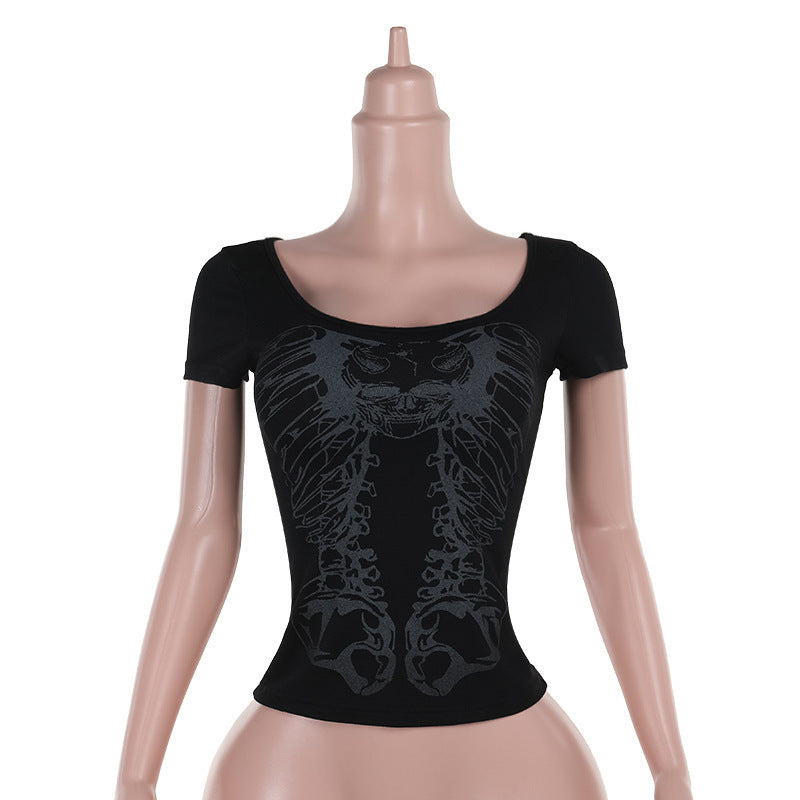 Punk Fashion Slim Top For Women null