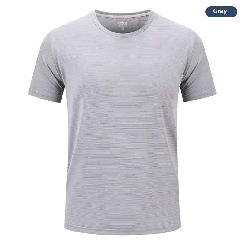 Crystal Silk Round Neck Quick-drying T-shirt