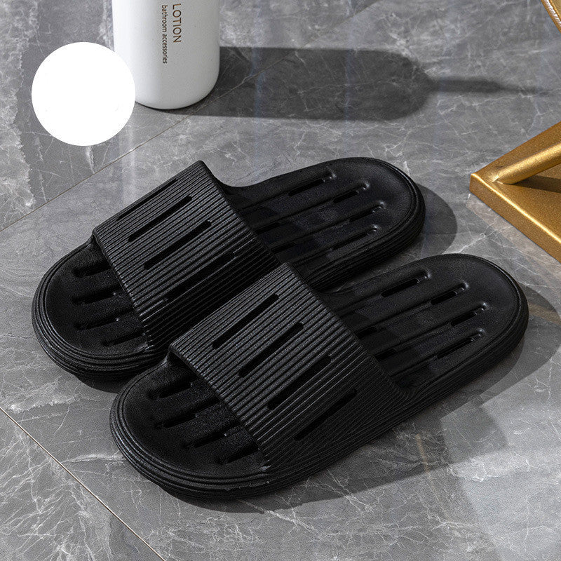 Summer Home Slippers With Hollow Sole Design Non-slip Floor Bathroom Slipper For Women Men's House Shoes null