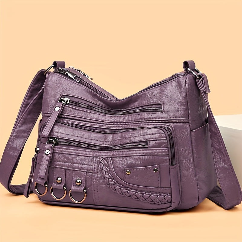 Women's Fashion Casual Soft Leather Bag null