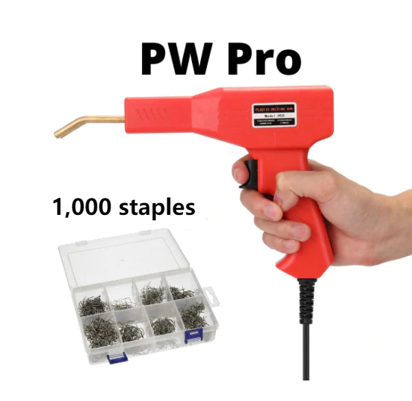 Automobile bumper repair machine