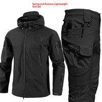 Camouflage Padded Jacket And Pants Suit for men, waterproof windproof breathable outdoor jacket and pants set for hiking skiing hunting