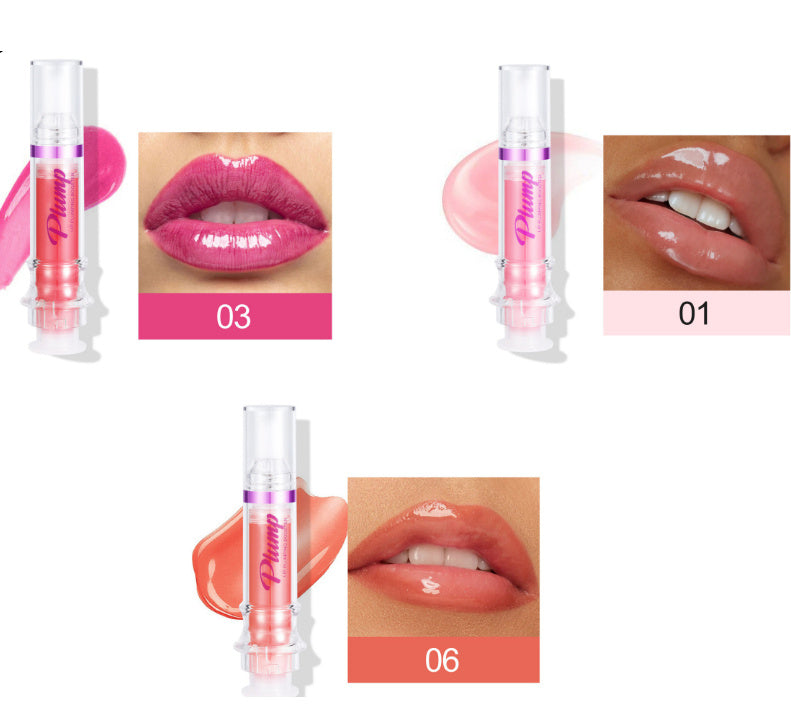 New Tube Lip Rich Lip Color Slightly Spicy Lip Honey Lip Glass Mirror Face Lip Mirror Liquid Lipstick null