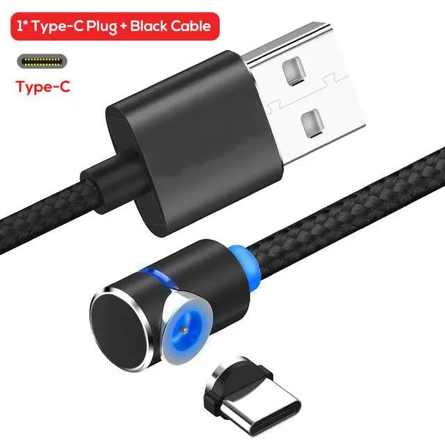 Magnetic Cable Micro Usb Cable 360 Degree Rotate Magnetic Charge Phone Charging Cord Wire null