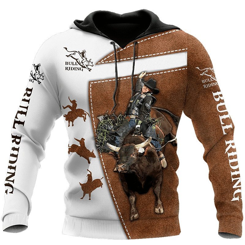 Men's Pullover Hoodie Bohemian Style null