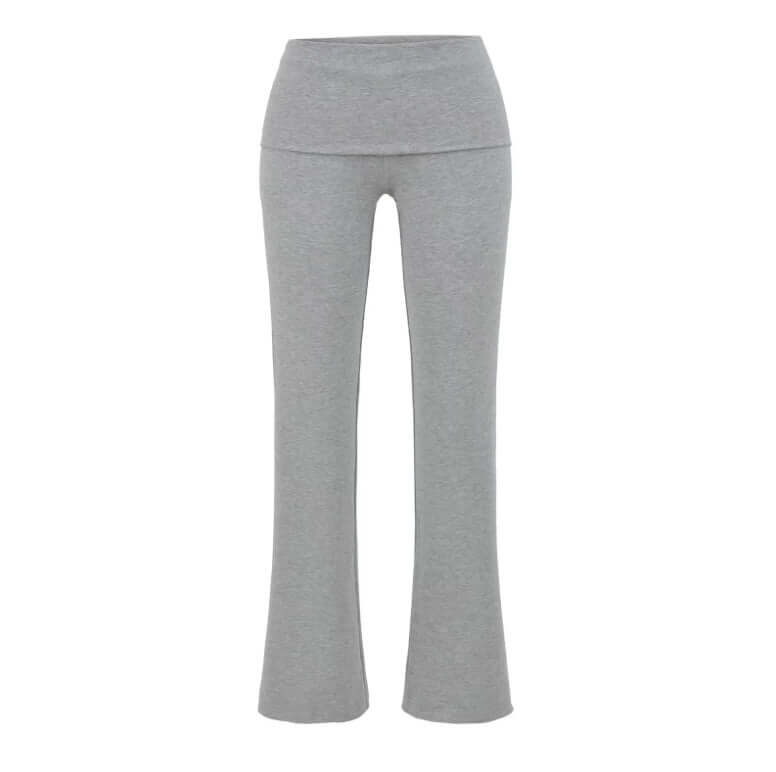 Low-rise Flared Jeans With A Turned-up Hem For A Slimming Look, Womens