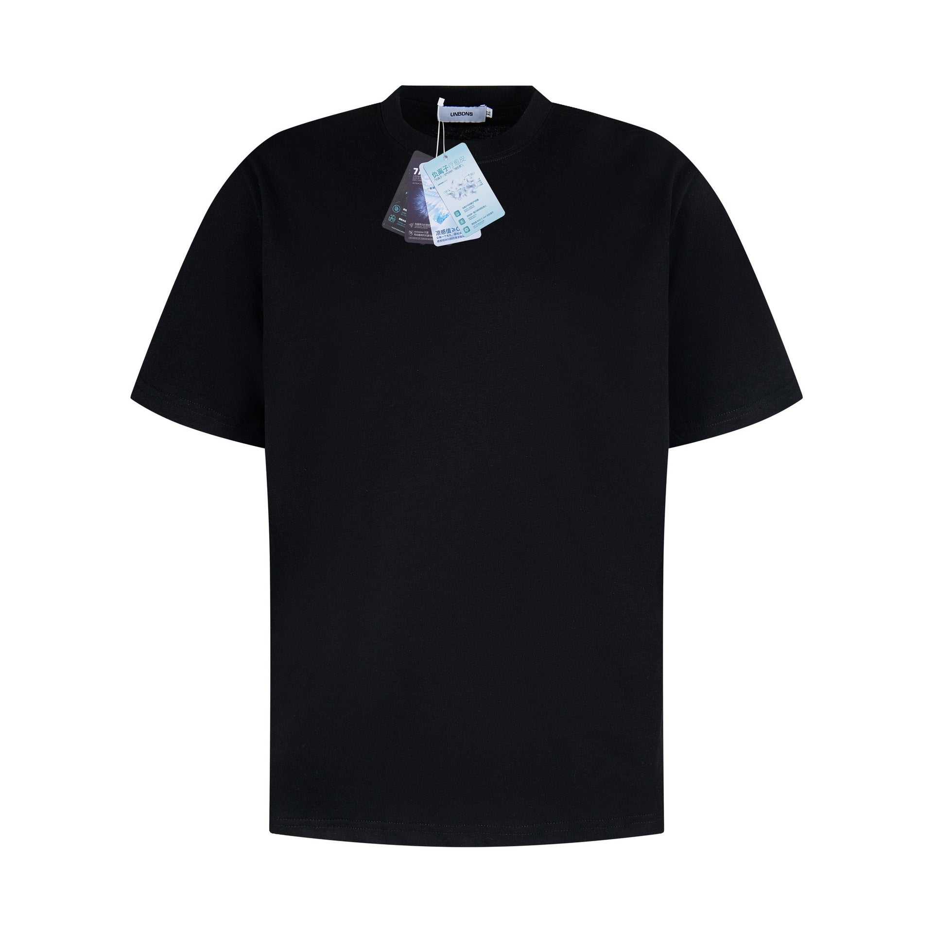 Neutral Cool Antibacterial Anti-mite Design Men's High-grade Short-sleeved T-shirt