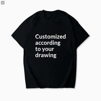 Team Uniform Summer Loose Men's And Women's Round Neck Printed Logo Short Sleeved T-shirt