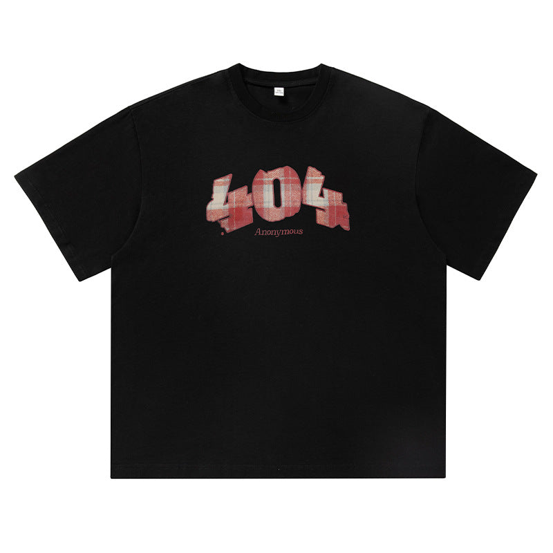 Plaid Digital Printing Short Sleeve Summer New