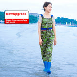 Women's Thick Waterproof One-piece Half Body Rain Pants