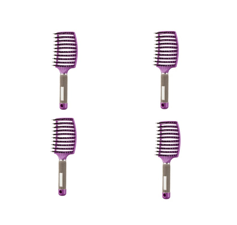 Hairbrush Anti Klit Brushy Haarborstel Women Detangler Hair Brush Bristle Nylon Scalp Massage  Teaser Hair Brush Comb null