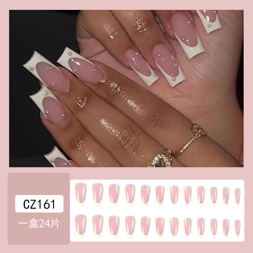 Super Long Diamond Wearing Armor European And American Foreign Trade Nail Stickers