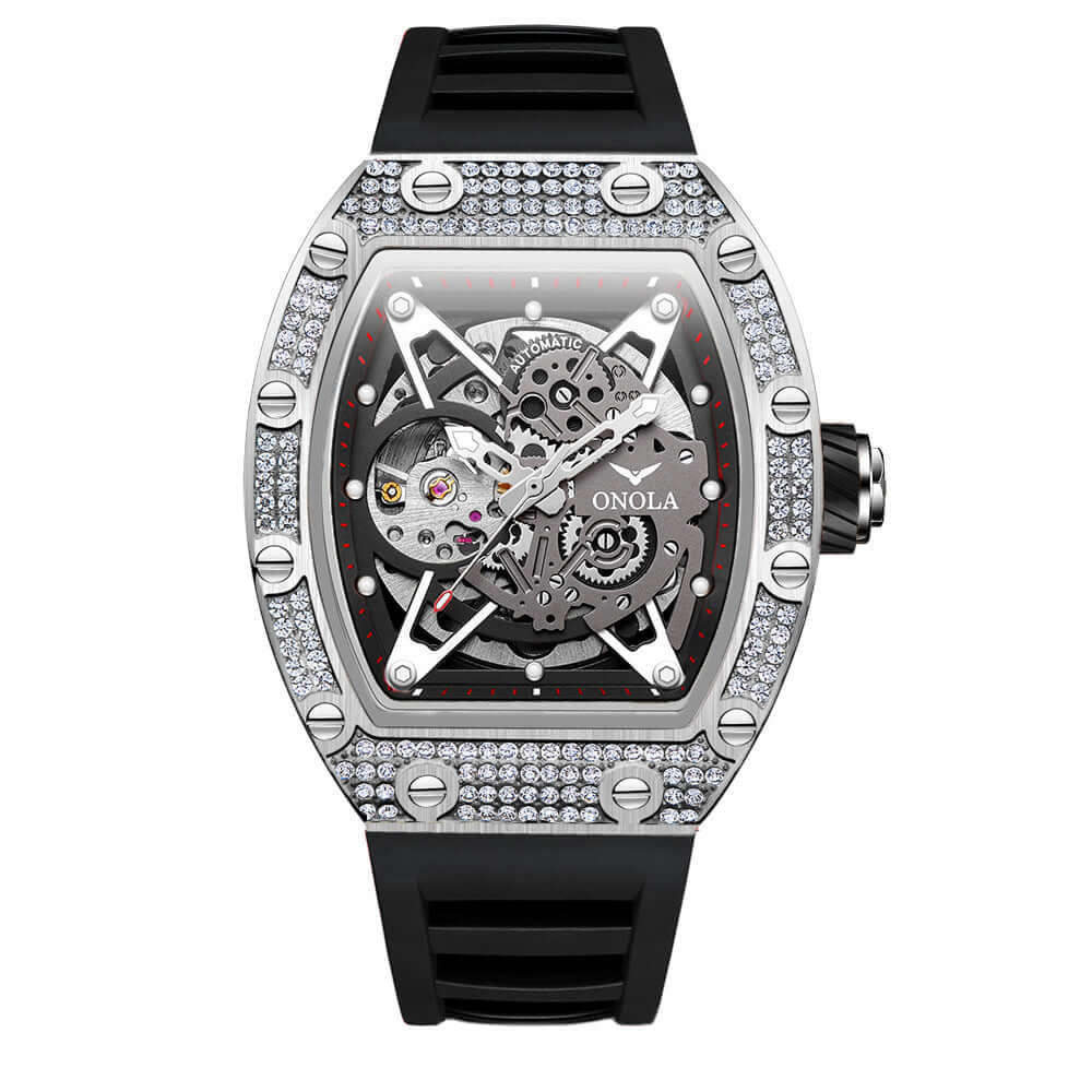 Fully-jewelled Automatic Mechanical Watch Men