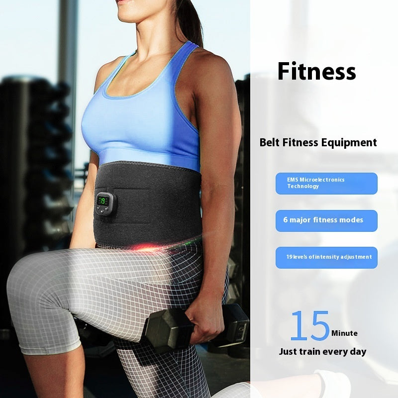 Smart Waist Shaping Belt Lazy Abdominal Stickers Fitness Equipment Indoor Fitness Belly Contracting null