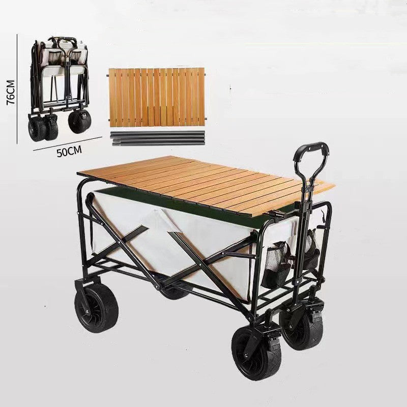 Outdoor Picnic Camping Folding Gathering Trolley null