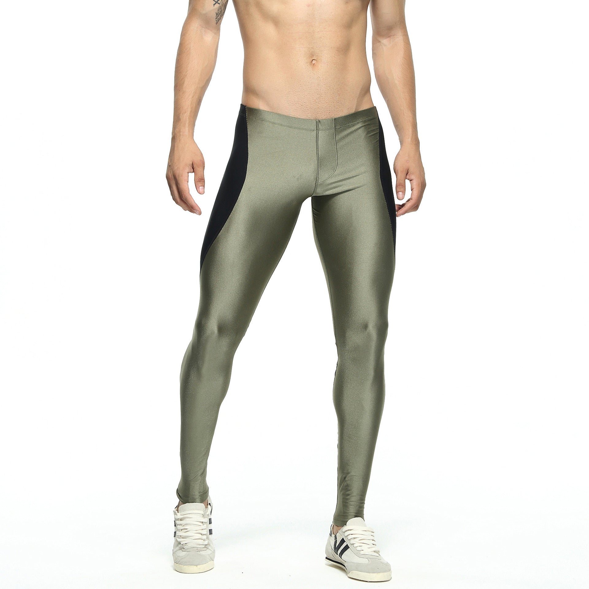 Nylon Men's Gym Pants Ninth null