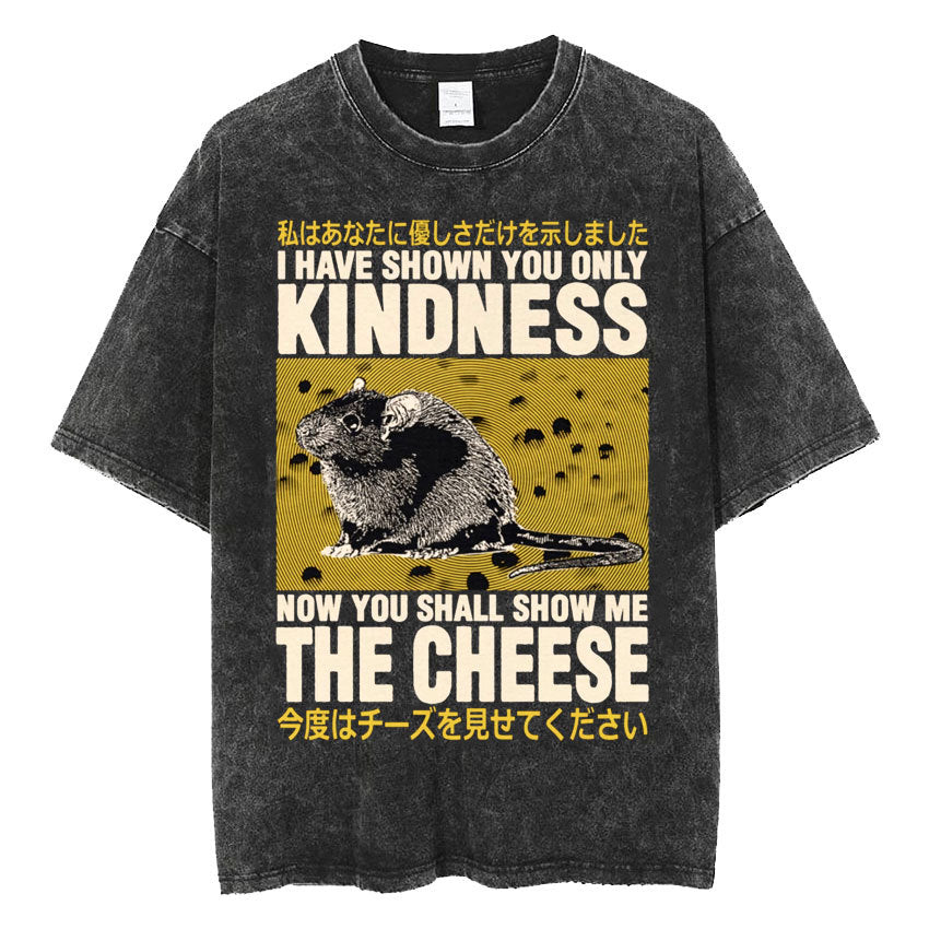 Fashion Personality Frog Print Men's T-shirt